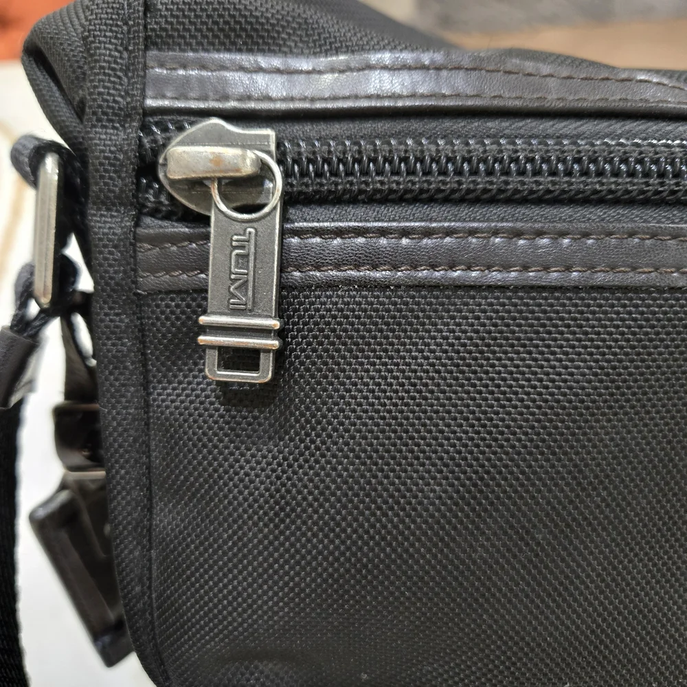 Tumi Black Crossbody Messenger Bag